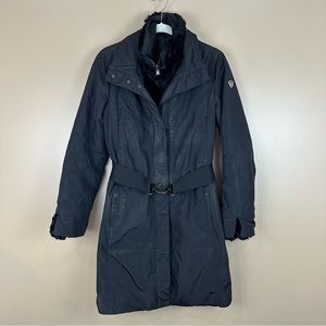 Post Card Heavyweight Black Belted Fur Trim Coat 6 Warm Gotpcore Outdoors